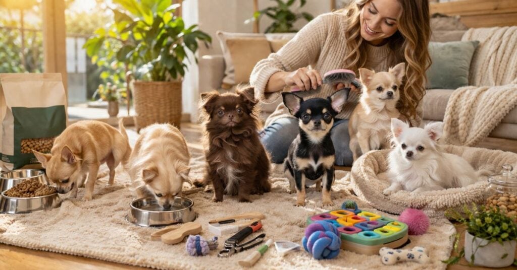 caring for a teacup chihuahua feeding, grooming, and daily routine