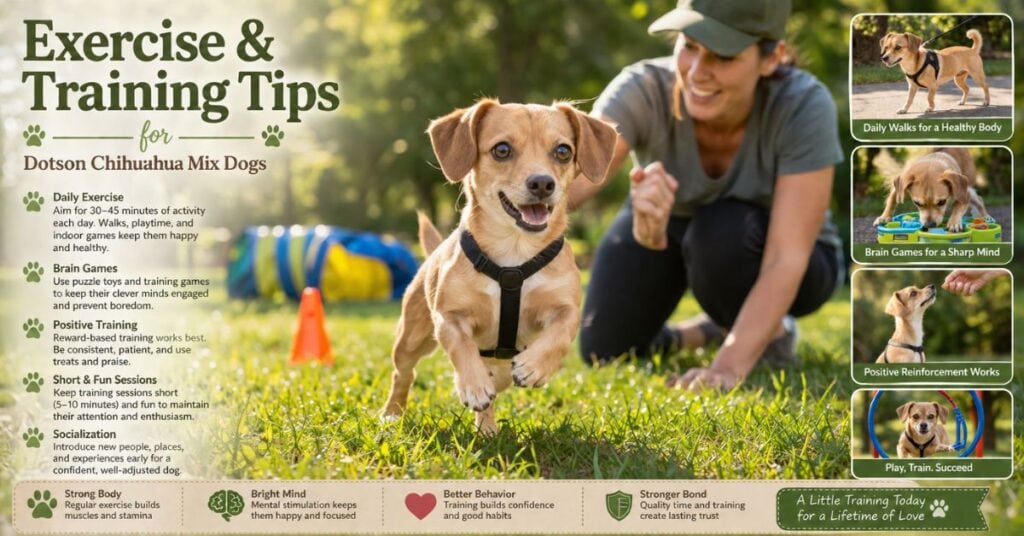 dotson chihuahua mix dog exercise and training tips
