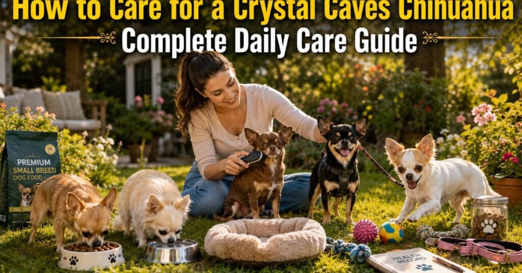 how to care for a crystal caves chihuahua complete daily care guide