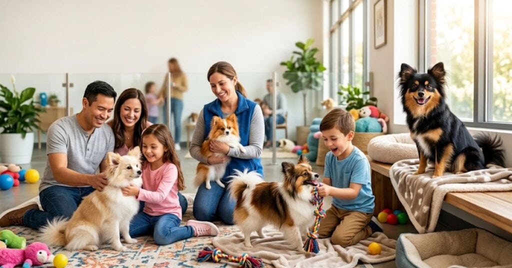 papillon pomeranian mix adoption guide