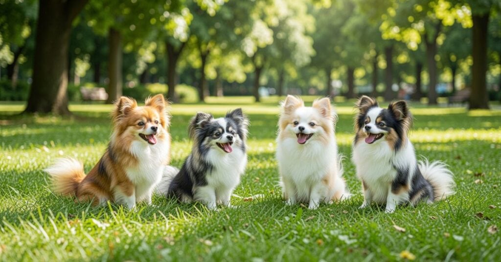 papillon pomeranian mix appearance