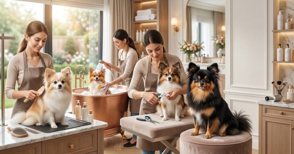 papillon pomeranian mix grooming costs