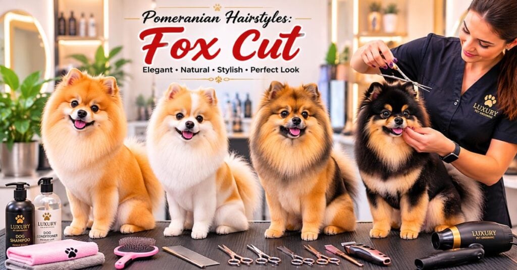 pomeranian hairstyles fox cut