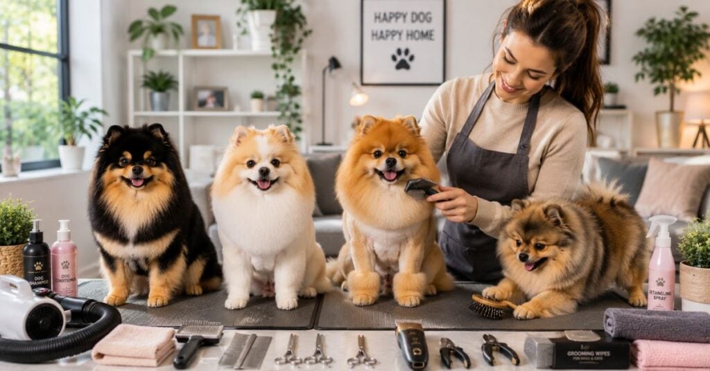 pomeranian hairstyles home grooming guide