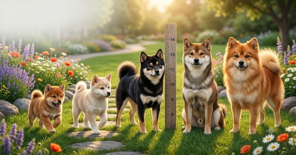 shiba inu pomeranian mix size, weight, and appearance