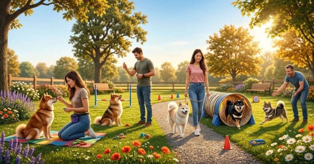 training tips for a shiba inu pomeranian mix