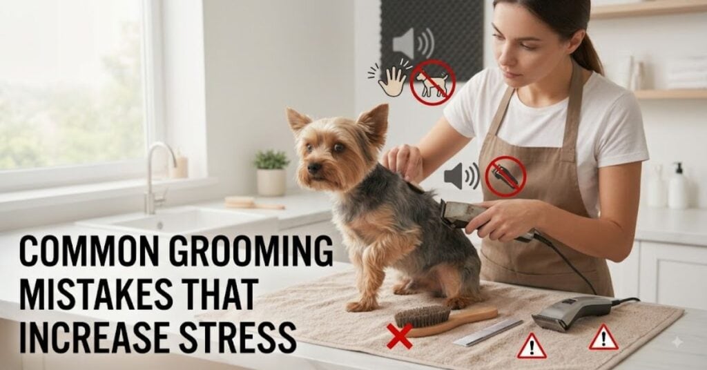 common grooming mistakes that increase stress