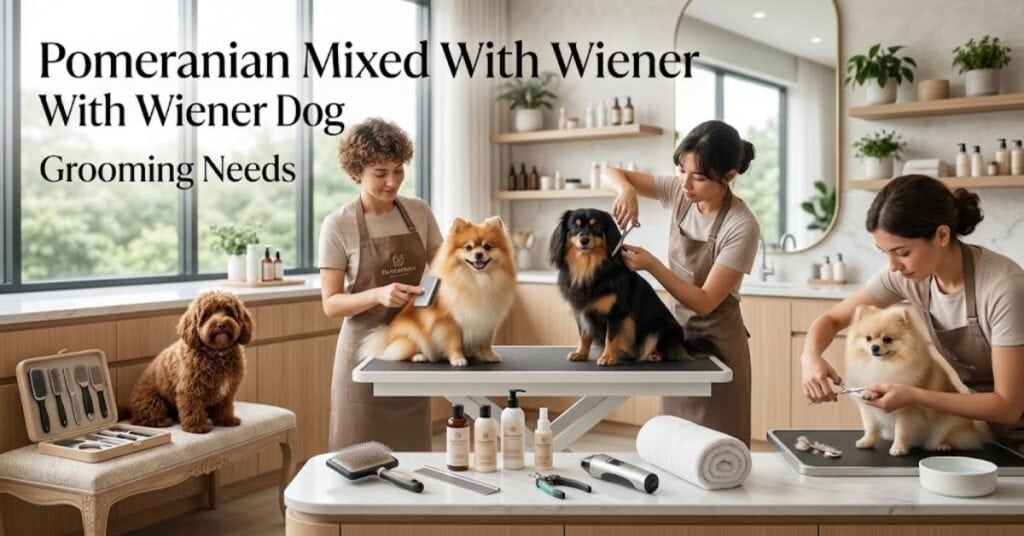 Pomeranian Mixed With Wiener Dog: Complete Dameranian Care Guide pomeranian mixed with wiener dog grooming needs