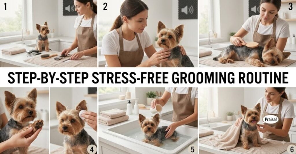 step by step stress free grooming routine