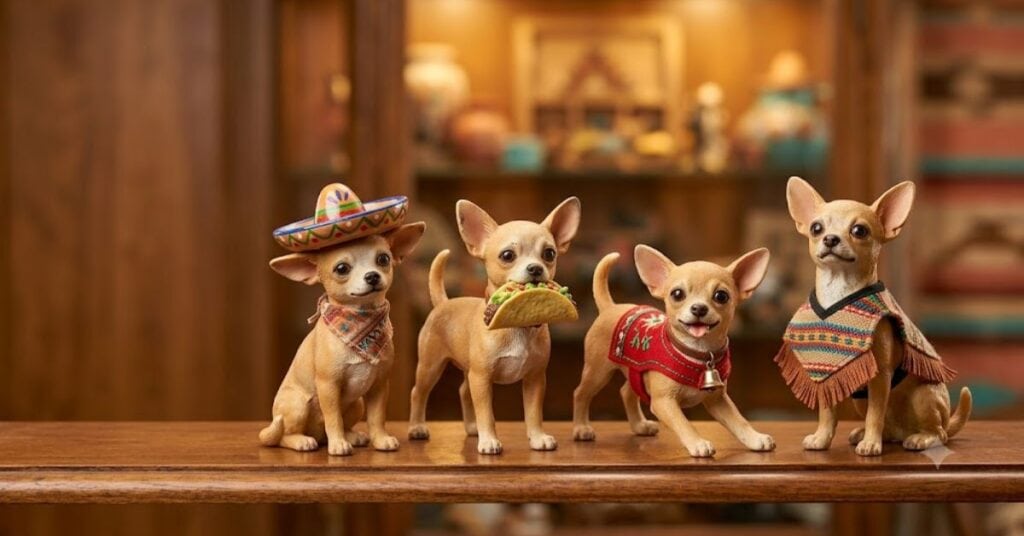 types of taco bell chihuahua toy collectibles (1)