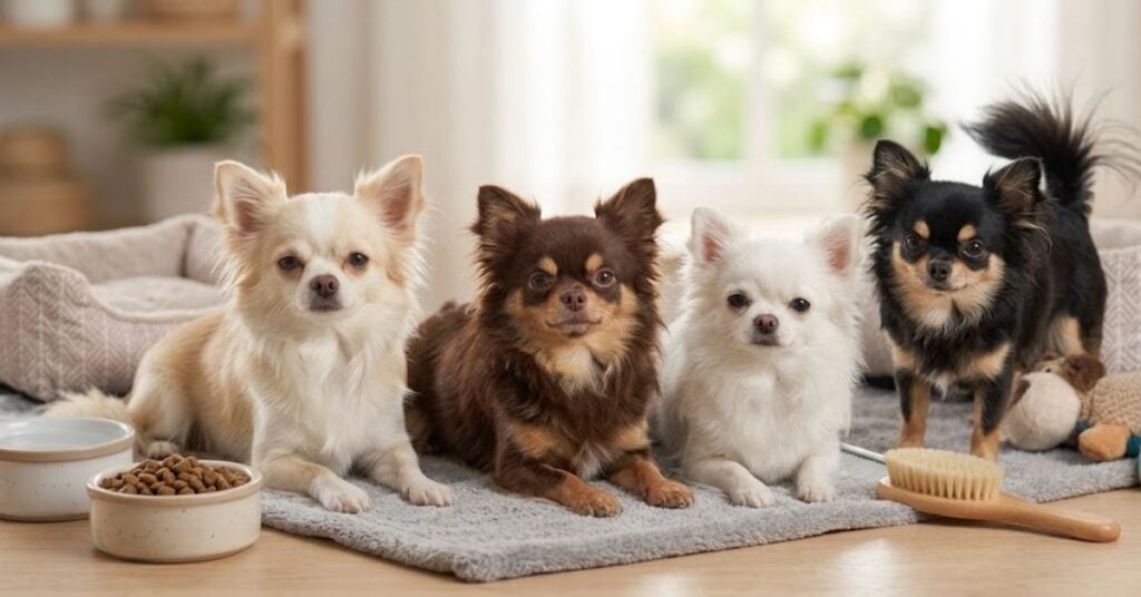 fluffy chihuahua appearance, coat & colors