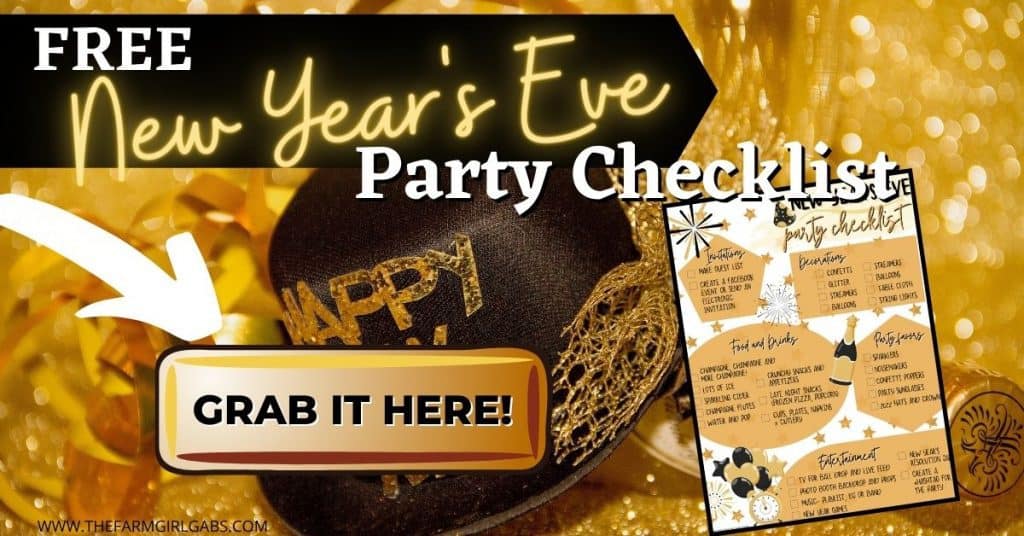 New Year's Eve Party Planning Checklist