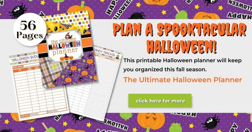 Halloween planner