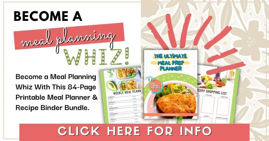 meal planning bundle