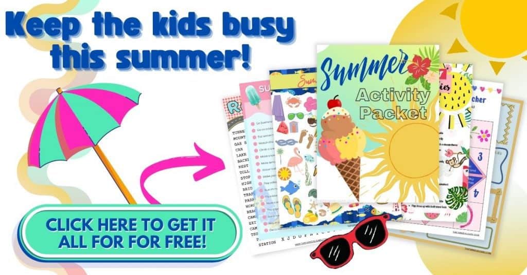 Summer Activity Packet for KIDS