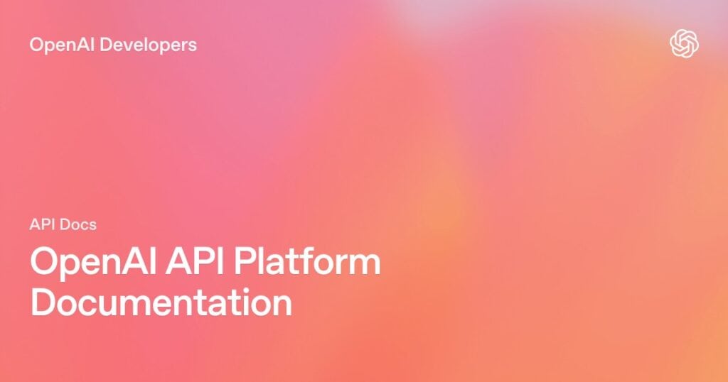 OpenAI API - изображение на софтуера