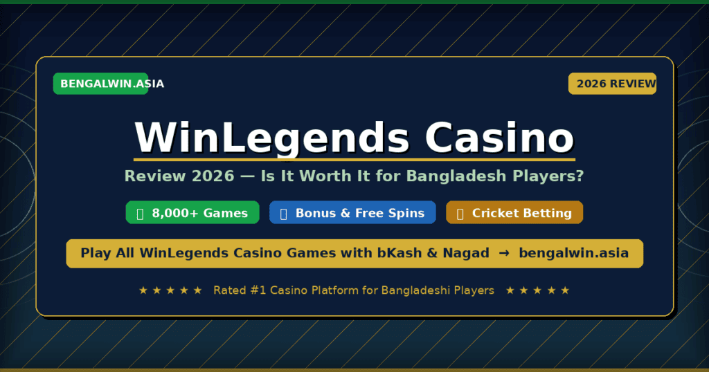 WinLegends Casino 2026: Top Games & Huge Bonuses to Win Big 3 WinLegends Casino 2026