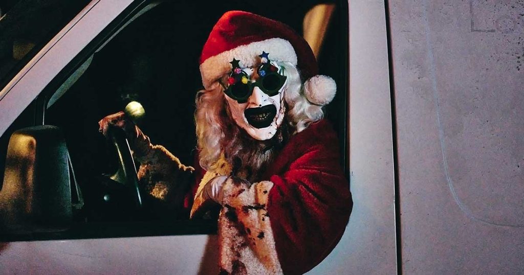 terrifier 3 art clown babbo natale