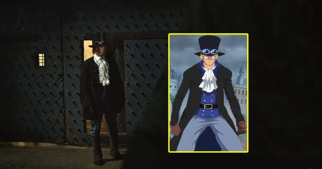 one piece stagione 2 sabo easter egg