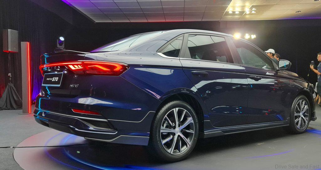 proton s70 rear three quarter