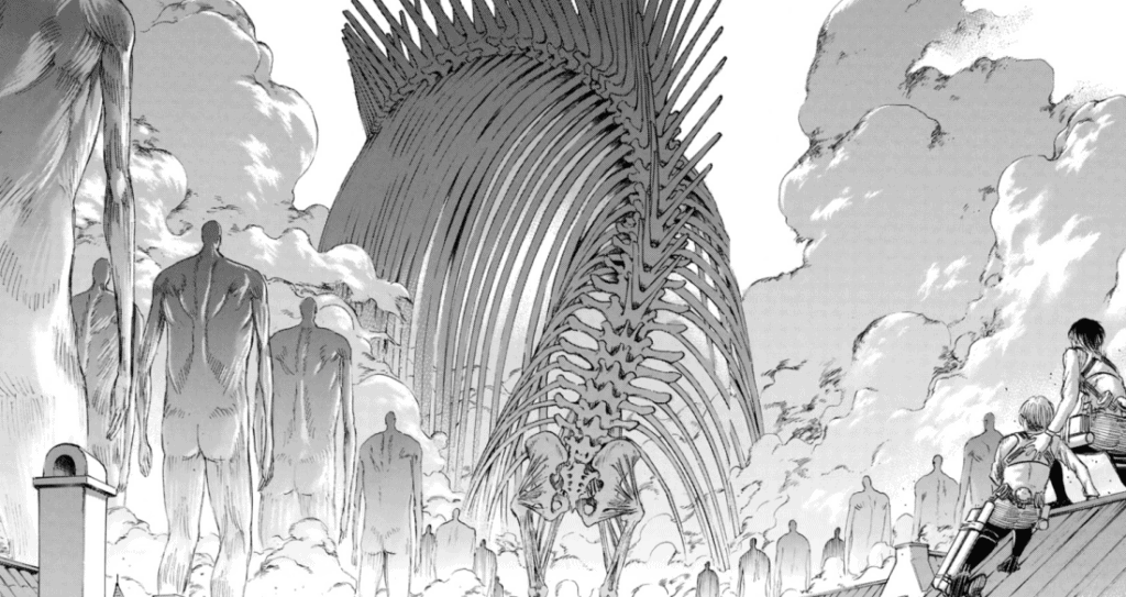 l'attacco dei giganti marcia colossale