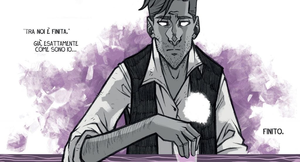 l'amore non ha pietà fumetto alcool