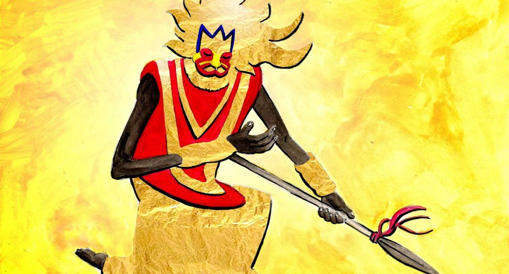 la favola del sole e della luna abeditore illustrazione 2