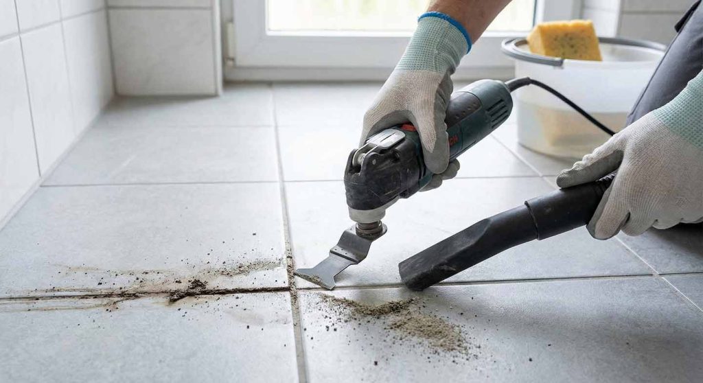 Laattasaumojen uusiminen