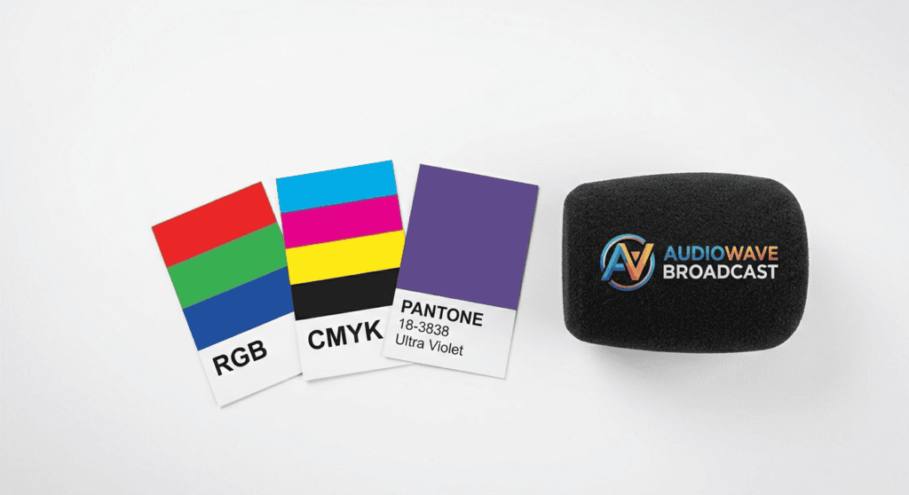 RGB, CMYK и Pantone — цвет ветрозащиты для микрофона