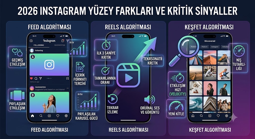 instagram algoritması 2026