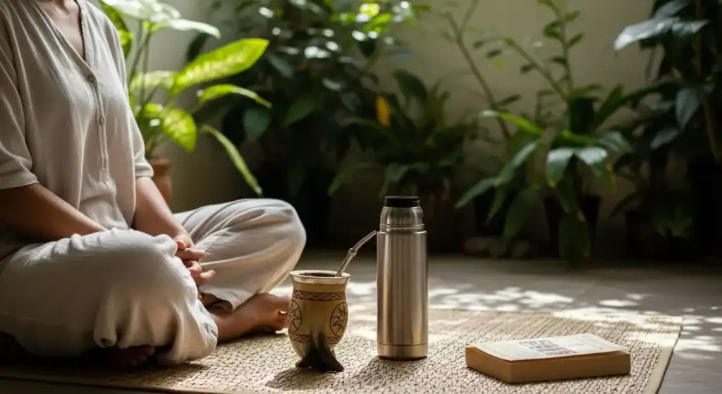 Efectos relajantes de la yerba mate fría