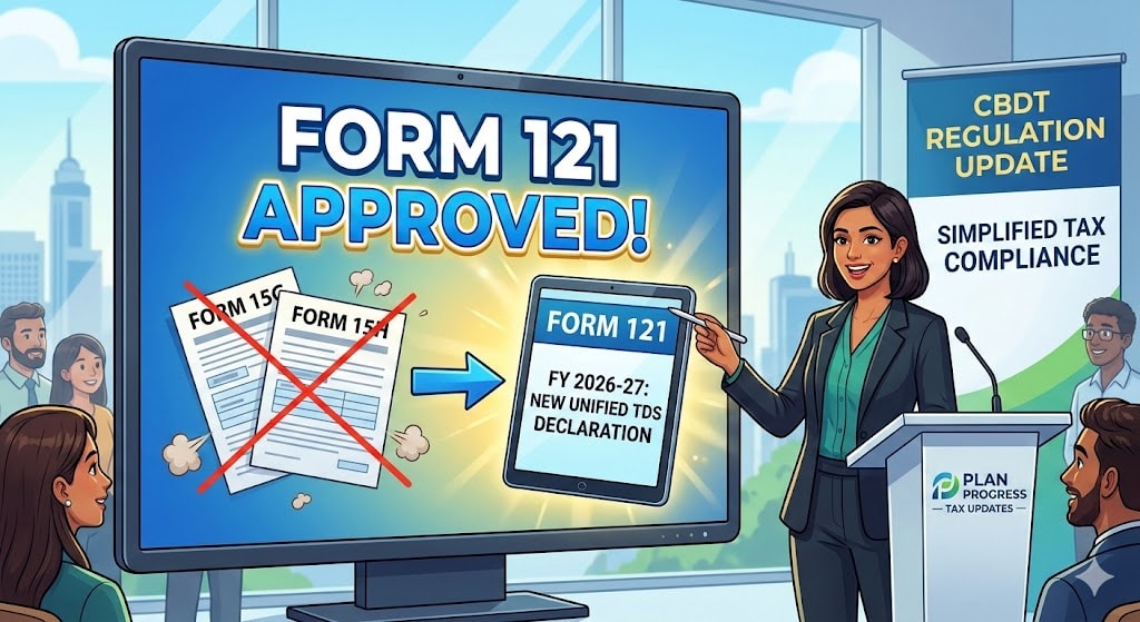 Form121 in lieu of 15G and 15H