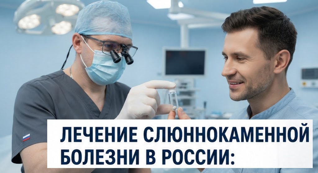 Лечение слюннокаменной болезни в России: доступная альтернатива дорогой Европе