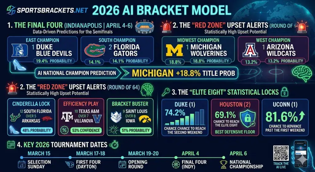 2026 AI Bracket Model Predictions