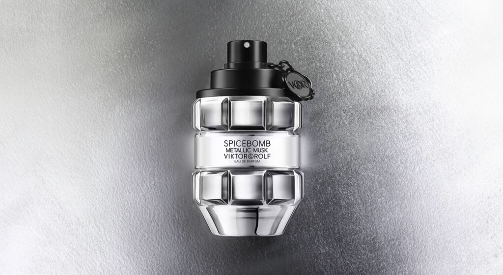 Viktor & Rolf Spicebomb Metallic Musk – A fragrance sculpted in light, steel, and skin