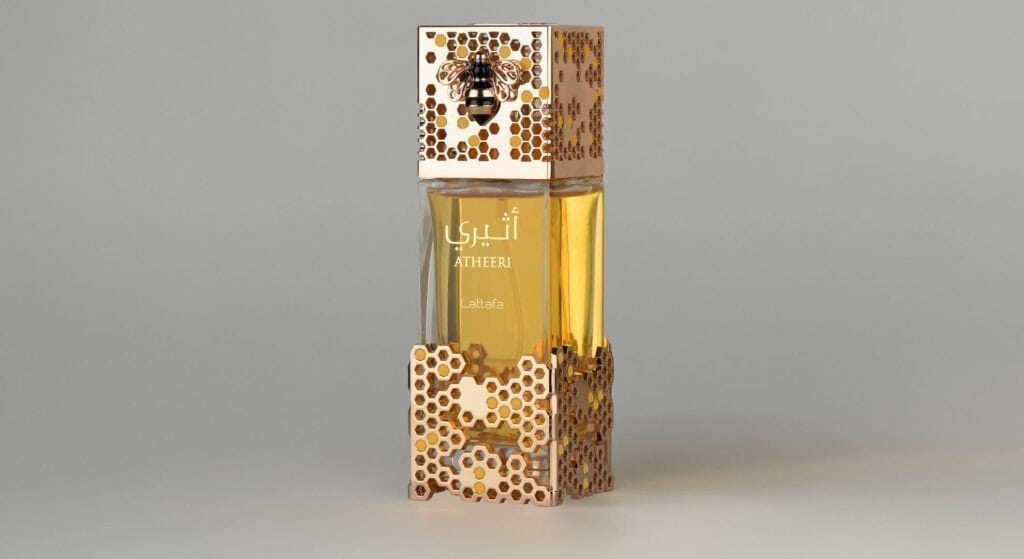 atheeri by lattafa unisex eau de parfum 100ml soft floral gourmand fragrance