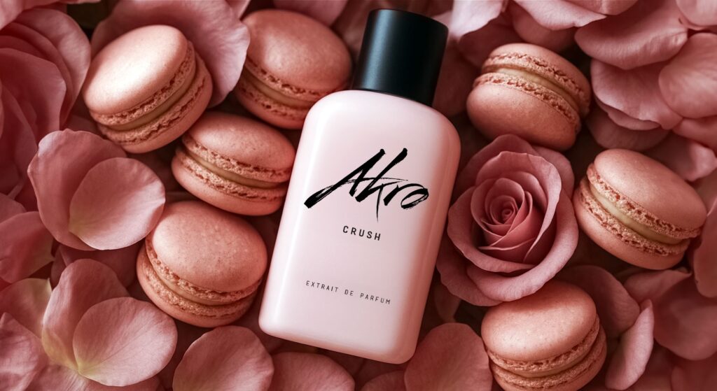 akro crush rose petals macarons