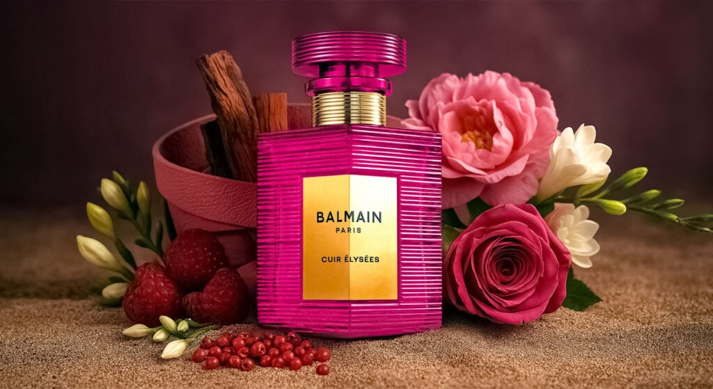 Balmain Cuir Élysées: Fruity Leather In Les Éternels de Balmain