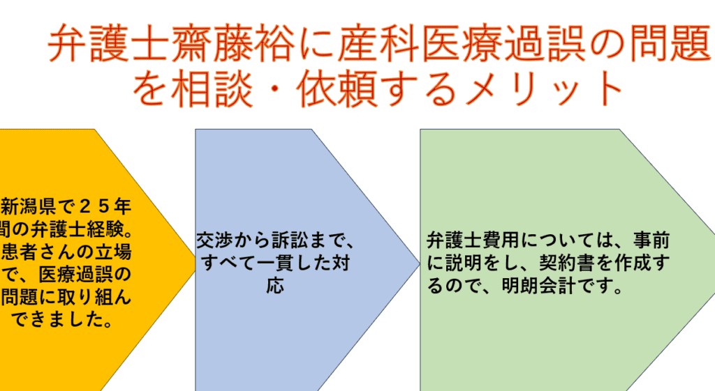 産科、出産をめぐる医療過誤は新潟県弁護士会所属弁護士齋藤裕にお任せください