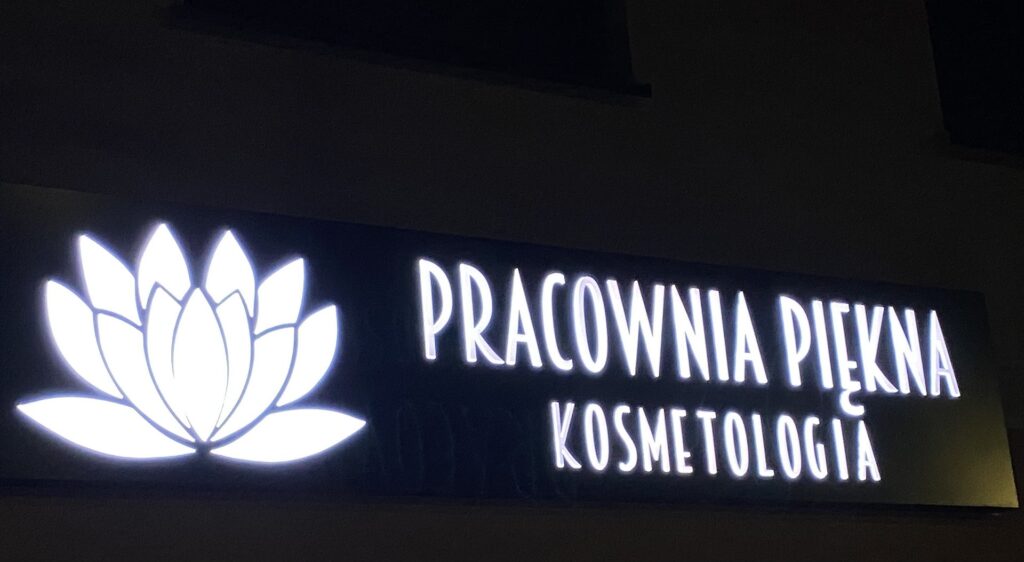 Kasetony reklamowe podświetlane LED