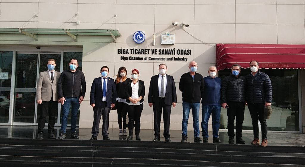 Biga İİBF Dekanı’ndan Biga TSO’ya ziyaret