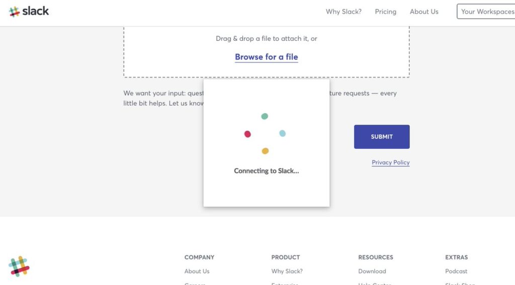 Links not Opening on Slack