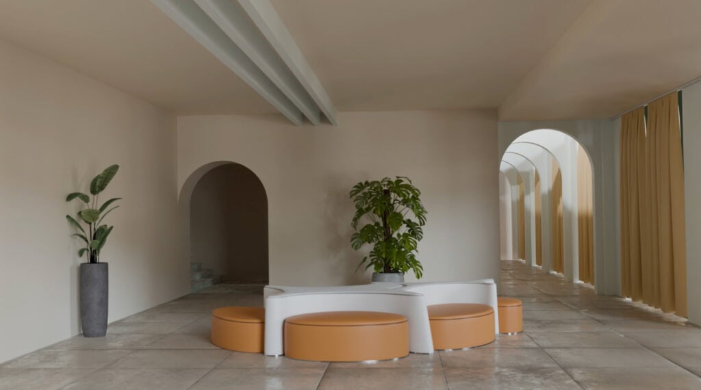 divano modulare waiting area altek