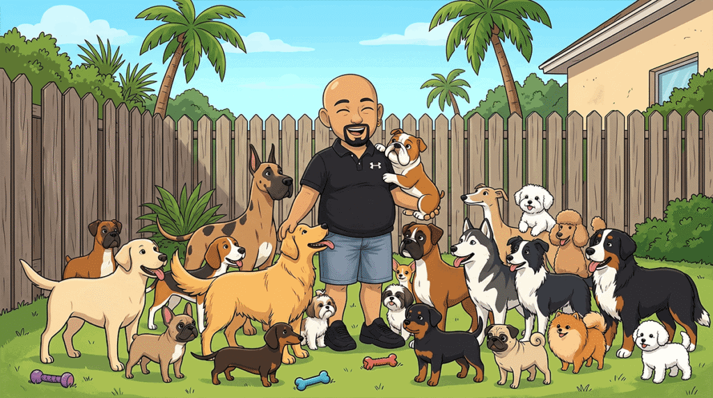 SWFL Home Inspector dog-friendly 4-point inspection