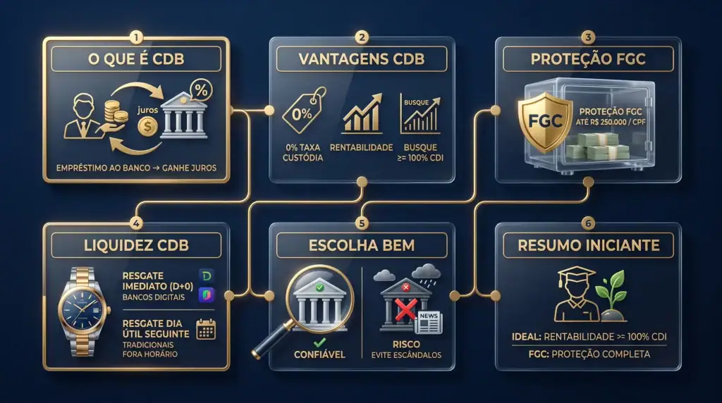 CDB para Iniciantes Hoje