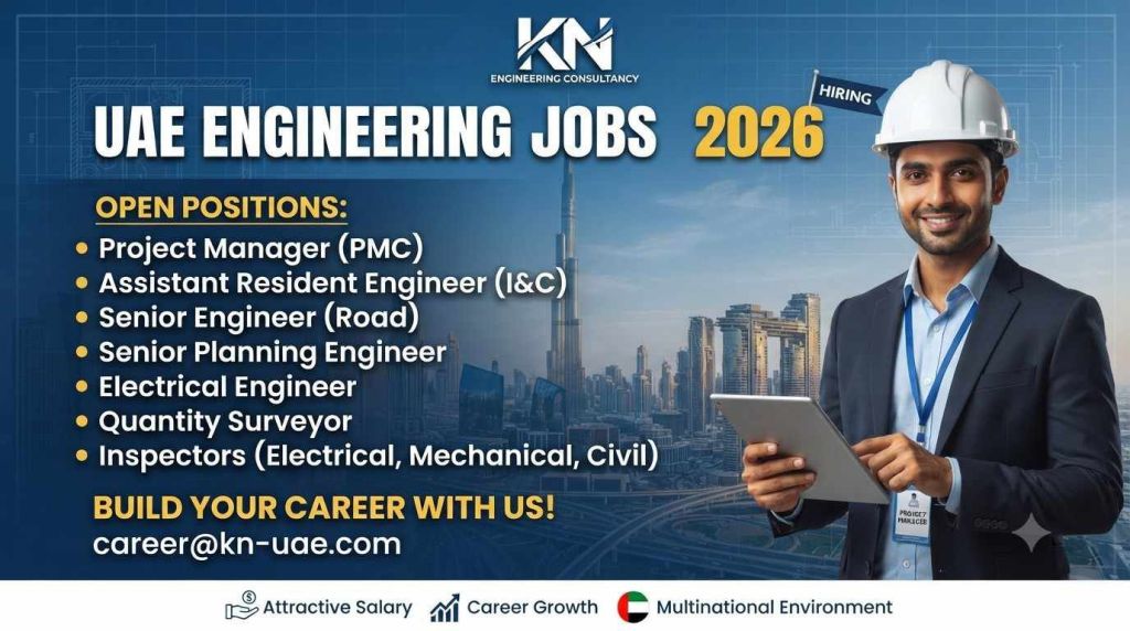 UAE Engineering Jobs 2026 | Hiring Project Manager (PMC), Planning ...