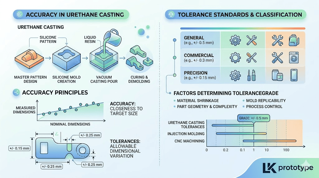 Urethane Casting Tolerances: Accuracy, Standards and Design Guide