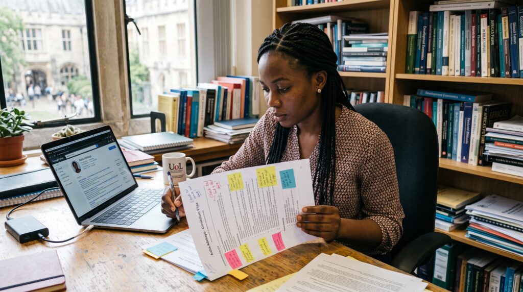 Academic CV for scholarship PhD research DAAD Humboldt Gates Cambridge 2026