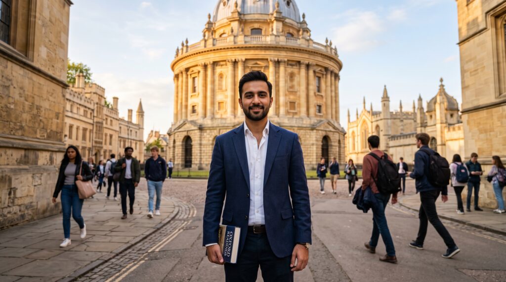 Oxford Clarendon scholarship Pakistani student Radcliffe Camera 2026 Rhodes Weidenfeld Hoffmann