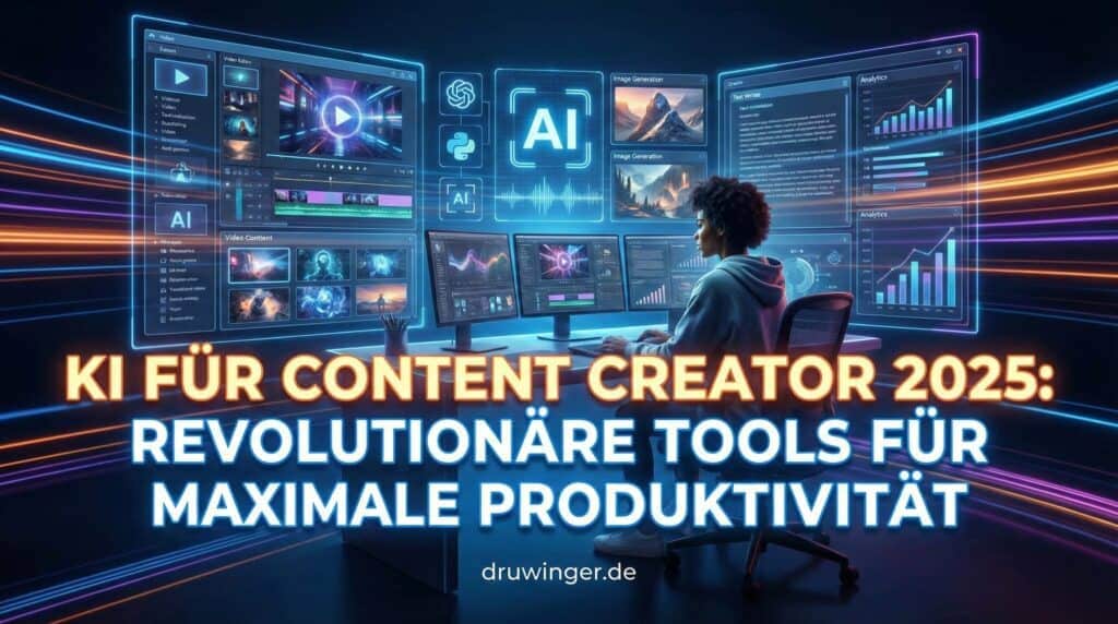 KI für Content Creator 2025 - Revolutionäre Tools und Software für maximale Produktivität